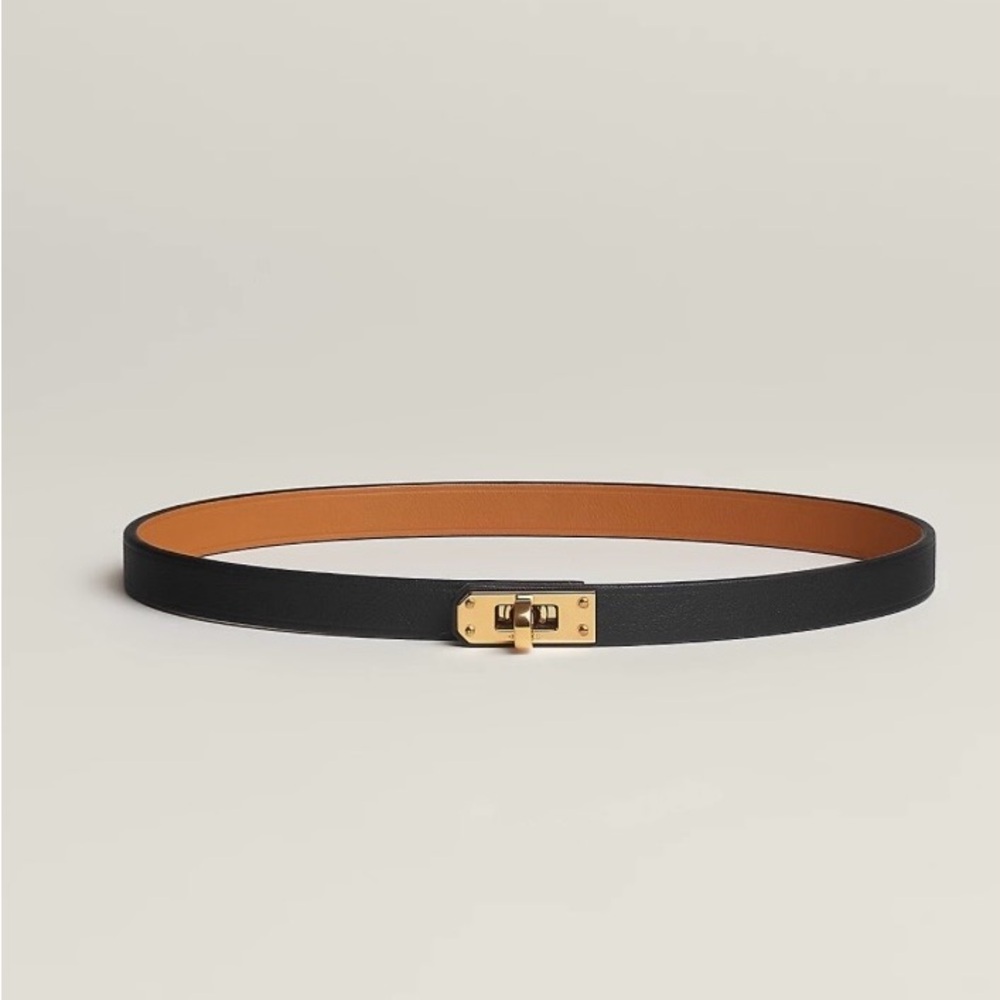 Brand new Hermes mini Kelly choker black gold hardware necklace